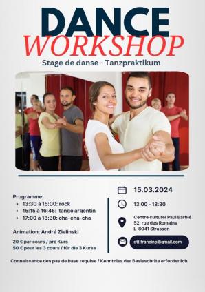 Dance workshop strassen 2025